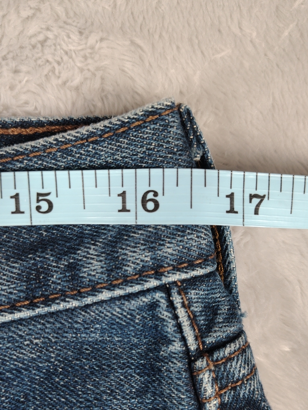 Levi's Mens Medium Wash Denim 527 Slim Fit Boot Cut Jeans Size 32 x 34 - Picture 9 of 12